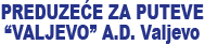 PREDUZEĆE ZA PUTEVE “VALJEVO” A.D. Logo